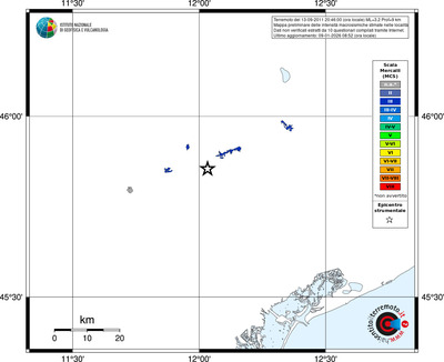 Mappa MCS - territori località