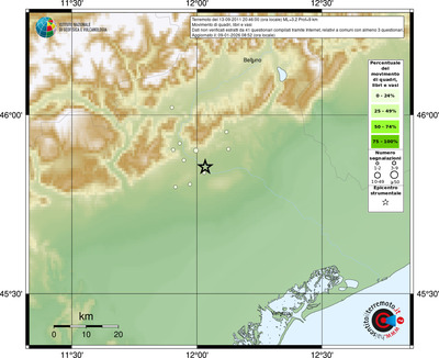 Mappa comuni con almeno 3 questionari