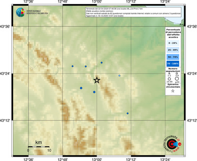Mappa comuni con almeno 3 questionari
