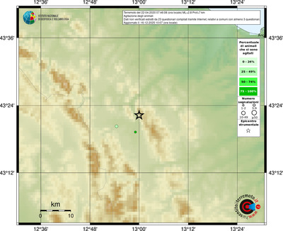 Mappa comuni con almeno 3 questionari