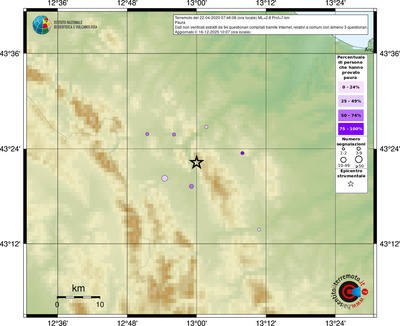 Mappa comuni con almeno 3 questionari