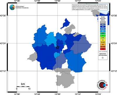 Mappa MCS - territori comuni