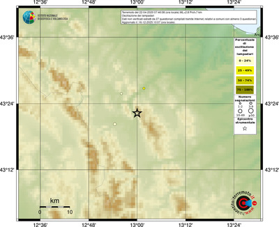 Mappa comuni con almeno 3 questionari