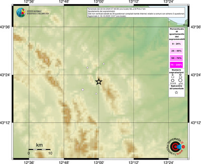 Mappa comuni con almeno 3 questionari