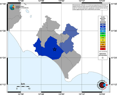 Mappa MCS - territori comuni