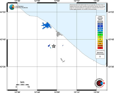 Mappa MCS - territori località