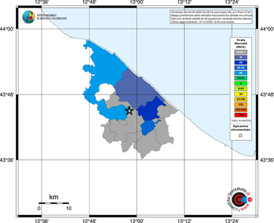 Mappa MCS - territori comuni
