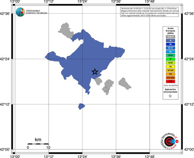 Mappa EMS - territori comuni
