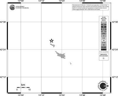 Mappa MCS - territori località