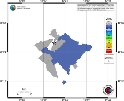 Mappa MCS - territori comuni