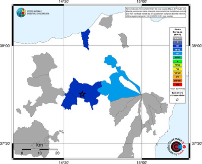 Mappa EMS - territori comuni