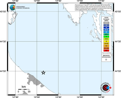 Mappa EMS - territori comuni