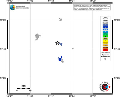 Mappa MCS - territori località