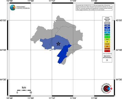 Mappa MCS - territori comuni