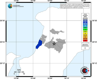 Mappa EMS - territori comuni