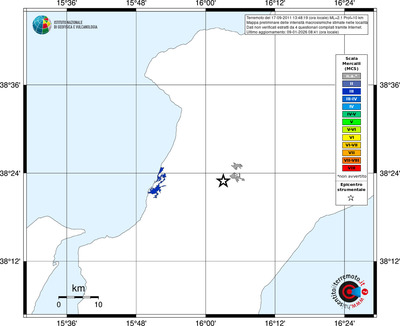 Mappa MCS - territori località