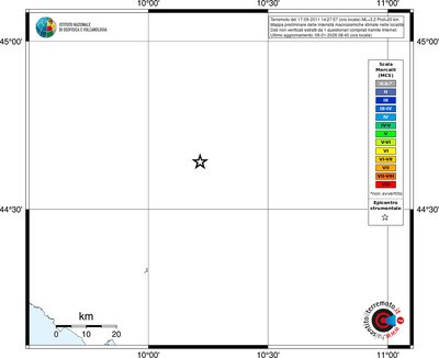 Mappa MCS - territori località