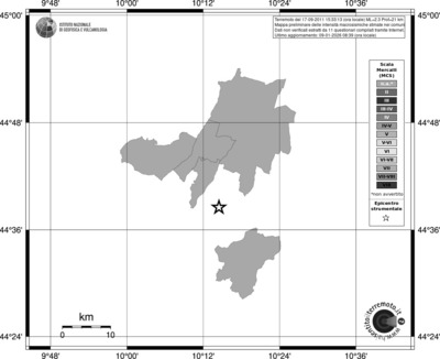 Mappa MCS - territori comuni