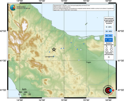 Mappa comuni con almeno 3 questionari