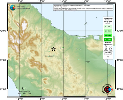 Mappa comuni con almeno 3 questionari
