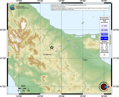 Mappa comuni con almeno 3 questionari