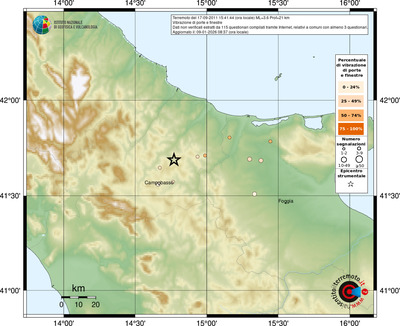 Mappa comuni con almeno 3 questionari