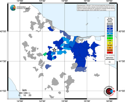 Mappa MCS - territori comuni
