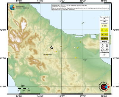 Mappa comuni con almeno 3 questionari