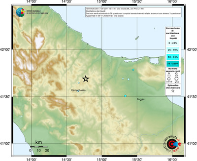 Mappa comuni con almeno 3 questionari
