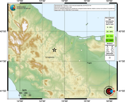 Mappa comuni con almeno 3 questionari