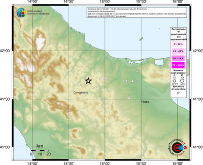 Mappa comuni con almeno 3 questionari
