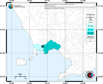 Mappa territorio comunale con almeno 3 questionari