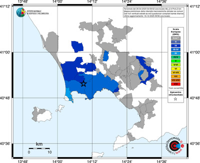 Mappa EMS - territori comuni