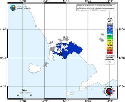 Mappa EMS - territori località
