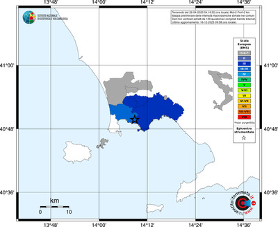 Mappa EMS - territori comuni