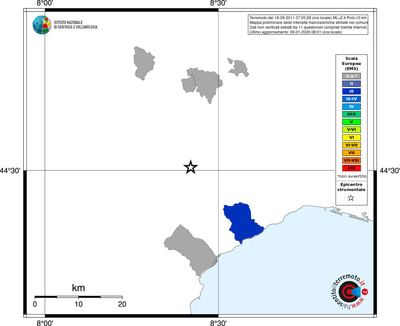 Mappa EMS - territori comuni
