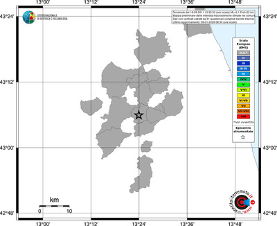 Mappa EMS - territori comuni