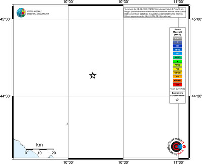 Mappa MCS - territori località