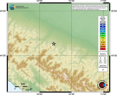 Mappa MCS - località