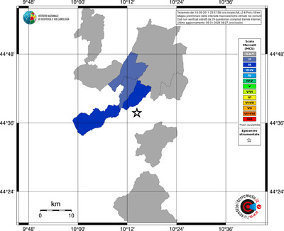 Mappa MCS - territori comuni
