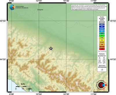 Mappa EMS - località