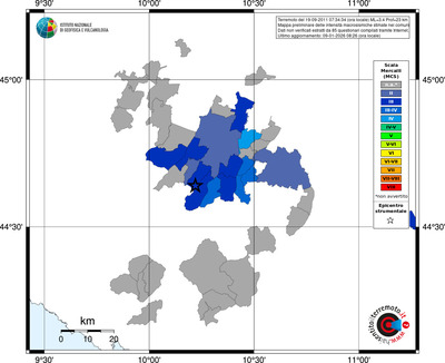 Mappa MCS - territori comuni