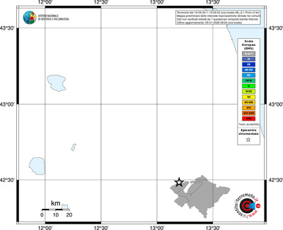 Mappa EMS - territori comuni