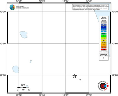 Mappa MCS - territori località