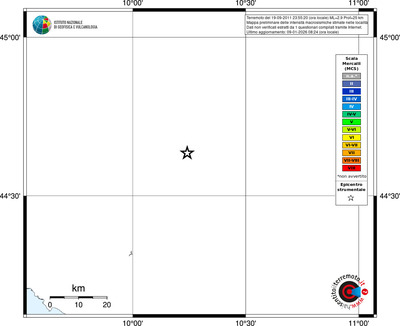 Mappa MCS - territori località