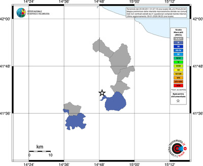 Mappa MCS - territori comuni