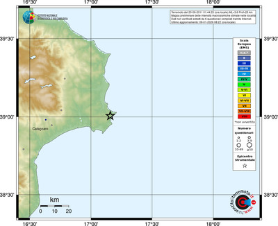 Mappa EMS - località
