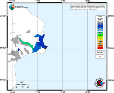 Mappa EMS - territori comuni