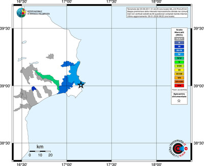 Mappa MCS - territori comuni