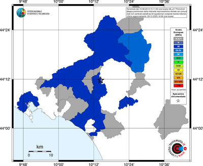 Mappa EMS - territori comuni